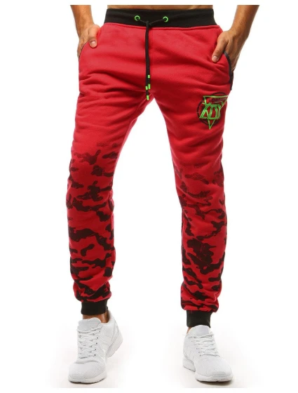 Pánské tepláky červené FashionStreet UX3618 Pánské tepláky červené FashionStreet UX3618