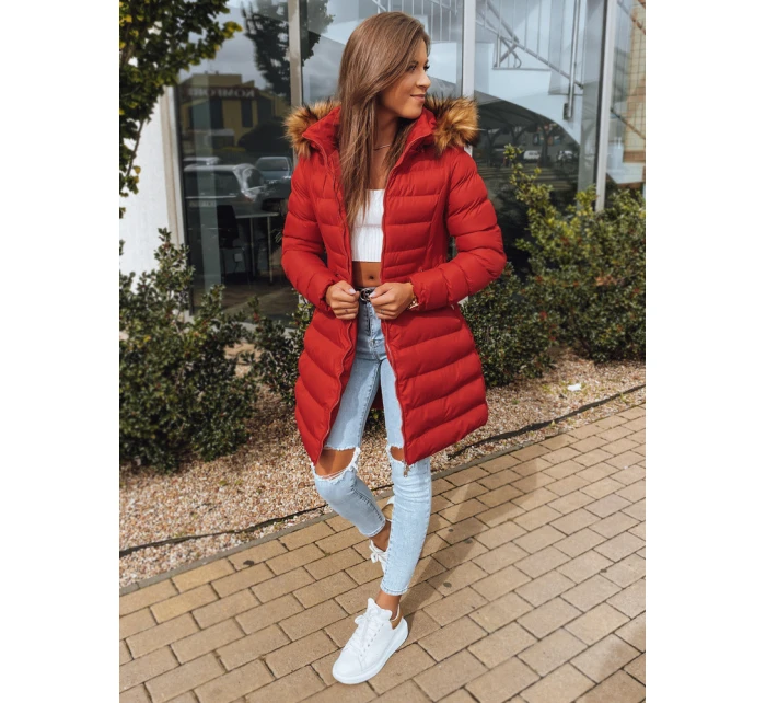 Dámská zimní bunda TERIS červená FashionStreet TY3097