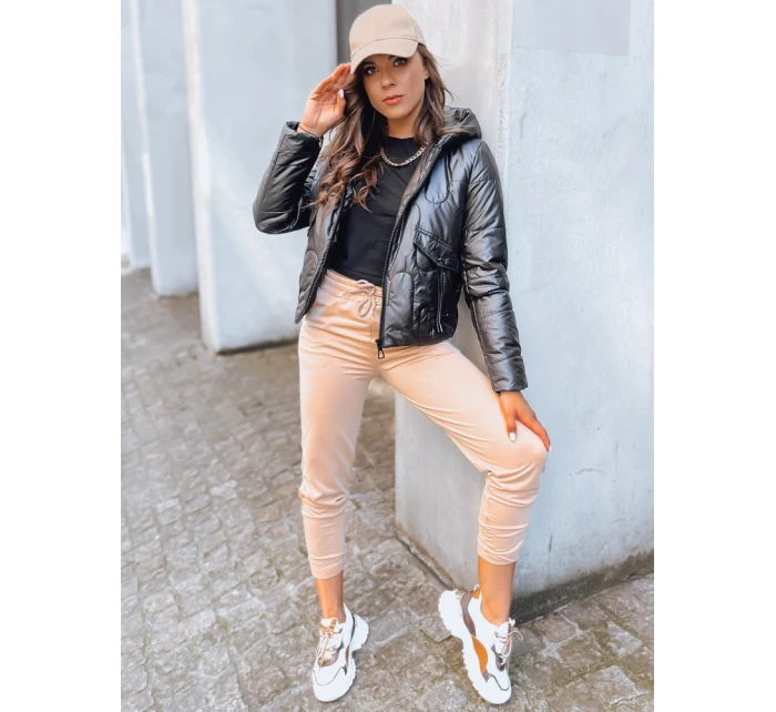 Dámská přechodná prošívaná bunda LILYWOOL černá FashionStreet TY3713