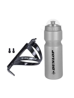 BIDON NA KOLO DUNLOP 750 ML S KOŠÍKEM STŘÍBRNÝ