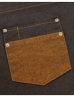 PR 136 Denim zástěra s laclem  indigo denim model 22452887 - Premier