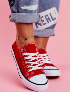 Klasické Dámské Tenisky Červené model 21532035 - Boto