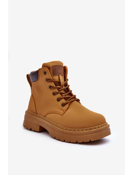 Dámské zimní botky hnědé model 21631388 - Boto Dámské zimní botky hnědé model 21631388 - Boto