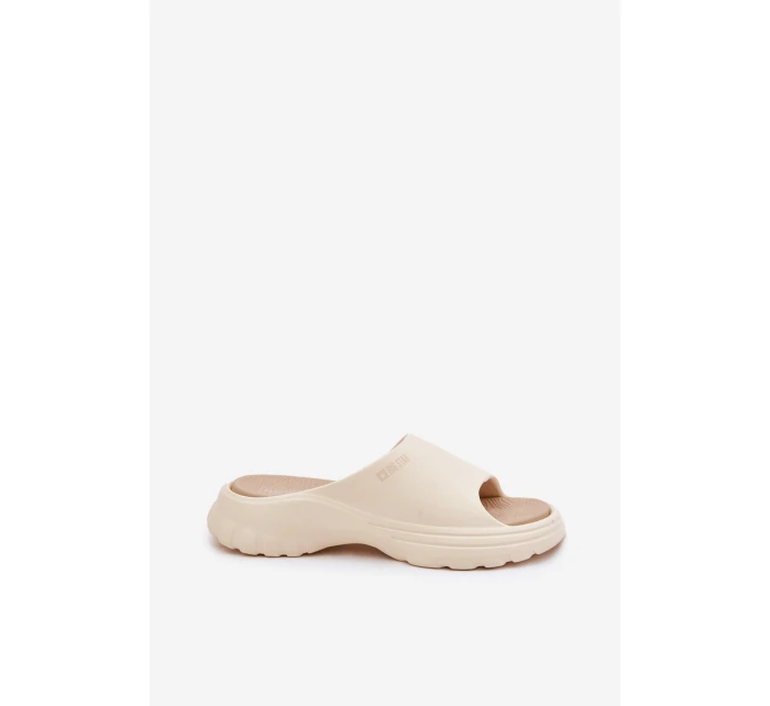 Dámské Pěnové Sandály Big Star model 21695296 Béžové - Big Star Shoes Dámské Pěnové Sandály Big Star model 21695296 Béžové - Big Star Shoes