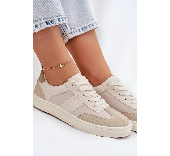 Dámské Nízké Tenisky Big Star model 22069439 Béžové - Big Star Shoes
