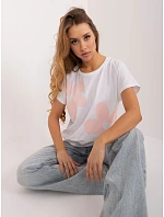 Bluzka RV BZ model 22046186 biało różowy - FPrice