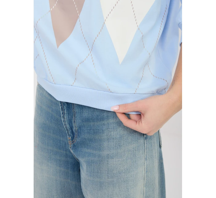 Bluzka RV BZ A1144.94 jasny niebieski