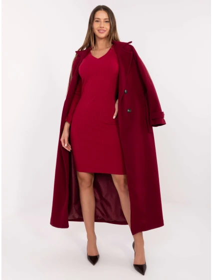 RV SK šaty A1050.08 bordó RV SK šaty A1050.08 bordó