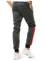 Pánské antracitové teplákové kalhoty UX3543