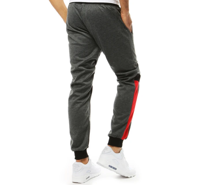 Pánské antracitové teplákové kalhoty UX3543