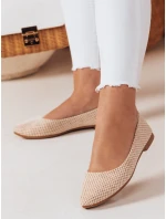 Dámské semišové baleríny s podpatkem white Dstreet model 21984662 - FashionStreet