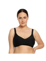 Dámský sportovní top Jelly bra comfort black - JULIMEX Dámský sportovní top Jelly bra comfort black - JULIMEX