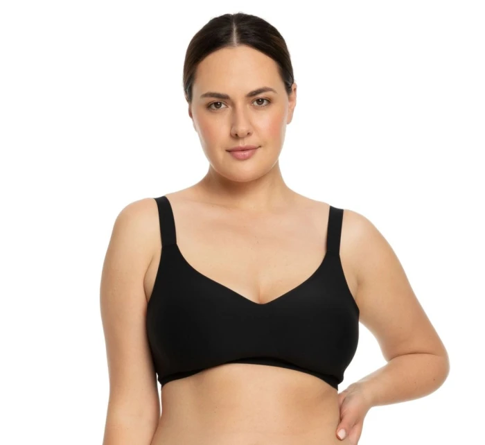 Dámský sportovní top Jelly bra comfort black - JULIMEX Dámský sportovní top Jelly bra comfort black - JULIMEX