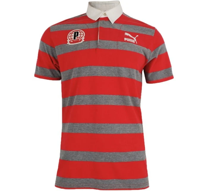 Pánské tričko Puma Polo red-grey 558241 09 pánské Pánské tričko Puma Polo red-grey 558241 09 pánské