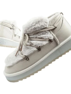 D.Franklin snow boots dámské zimní módní kožešina zateplené šedé dámské