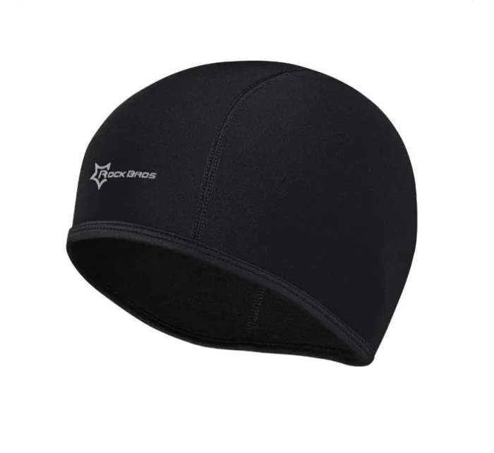 Čepice Rockbros softshell pod přilbu, černá