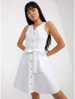 Dámské šaty LK SK 508253 šaty.44P bílá - FPrice Dámské šaty LK SK 508253 šaty.44P bílá - FPrice