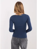 Bluzka WT BZ model 21859078 granatowy - FPrice Bluzka WT BZ model 21859078 granatowy - FPrice