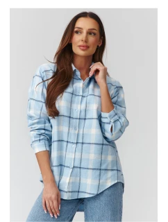 Košile s dlouhým rukávem  model 224088 Makadamia