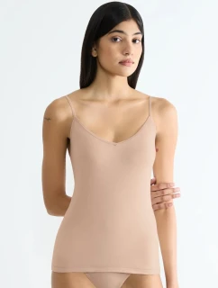 sloggi GO Daily Cotton Spaghetti Top - BROWN - SLOGGI BROWN - SLOGGI