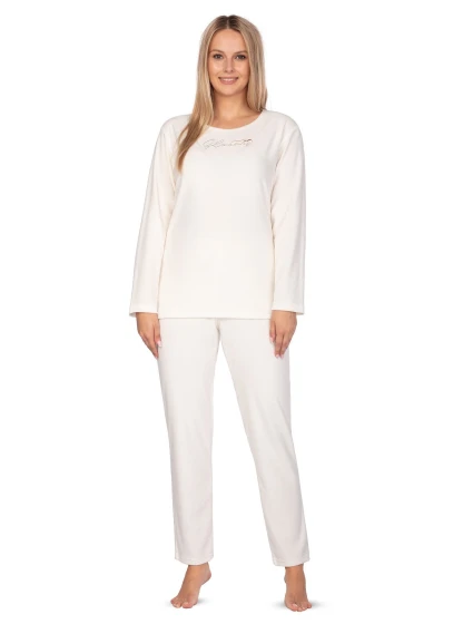 Dámské pyžamo model 21783186 dł/r Frotte S2XL - Regina Dámské pyžamo model 21783186 dł/r Frotte S2XL - Regina