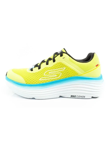 Skechers Max Cushioning pánská sportovní běžecká obuv light lime green