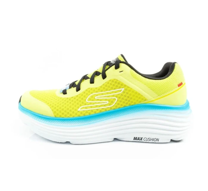 Skechers Max Cushioning pánská sportovní běžecká obuv light lime green
