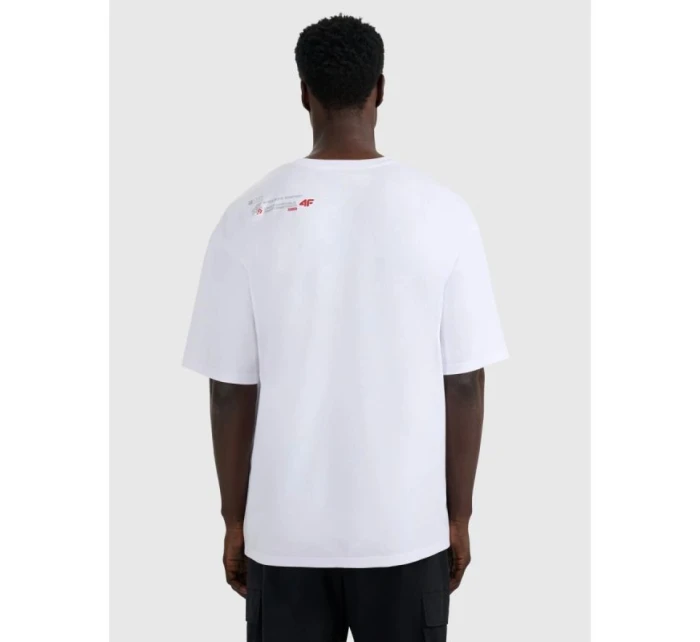 Pánské tričko oversize s potiskem model 21816911 - 4F Pánské tričko oversize s potiskem model 21816911 - 4F