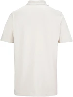 Unisex piqué polo z těžké bavlny dusty beige model 22442385 - NEOBLU Unisex piqué polo z těžké bavlny dusty beige model 22442385 - NEOBLU