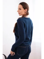 Dámský svetr z baby alpaky s dlouhým rukávem granátový Dámský svetr z baby alpaky s dlouhým rukávem granátový