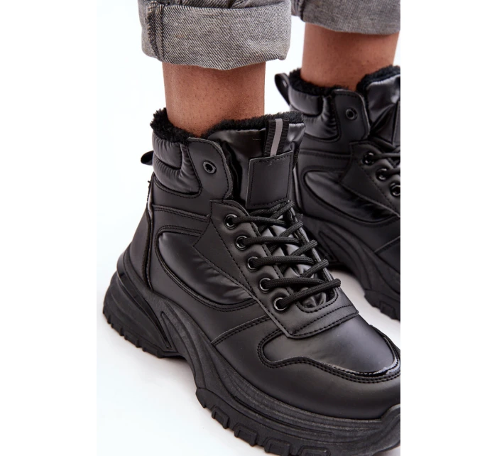 dámské sportovní šněrovací boty černé model 21635852 - EVENTO dámské sportovní šněrovací boty černé model 21635852 - EVENTO