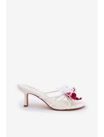 Dámské Pantofle Na S  Bílé model 21687223 - Boto