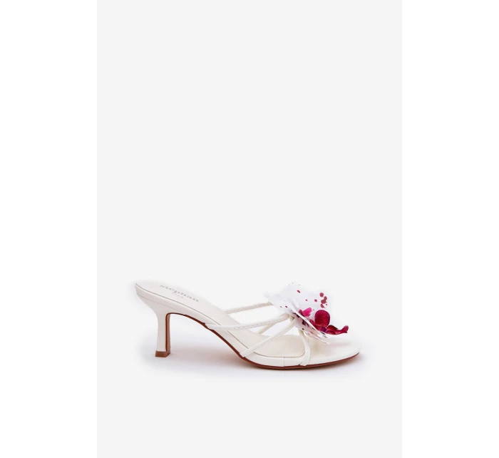 Dámské Pantofle Na S  Bílé model 21687223 - Boto