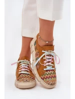 Dámské Kožené Polobotky model 21693708 Multikolor - Maciejka