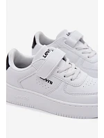 Dětské tenisky na suchý zip NEW Bílé model 22101695 - Levis Dětské tenisky na suchý zip NEW Bílé model 22101695 - Levis