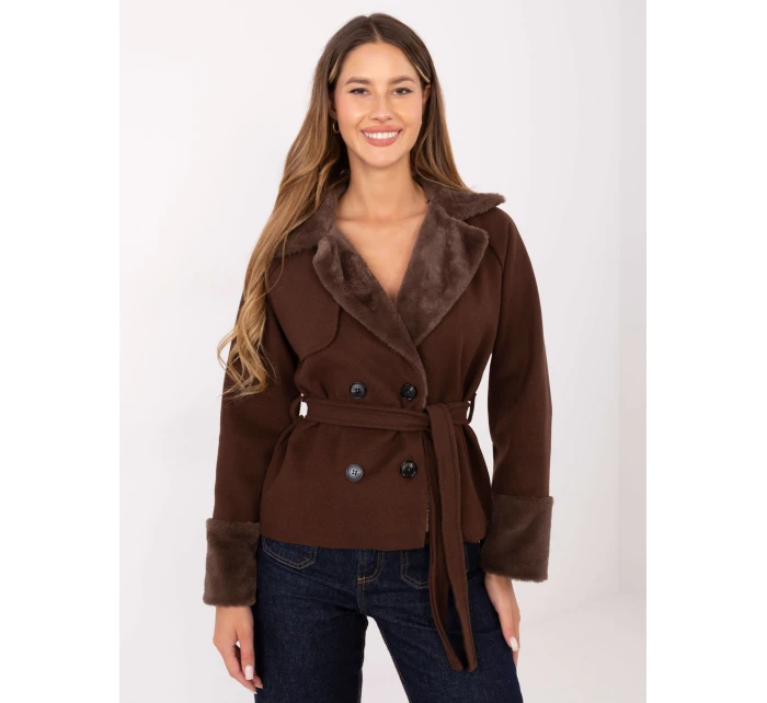 Kurtka IT KR model 21441219 ciemny brązowy - FPrice