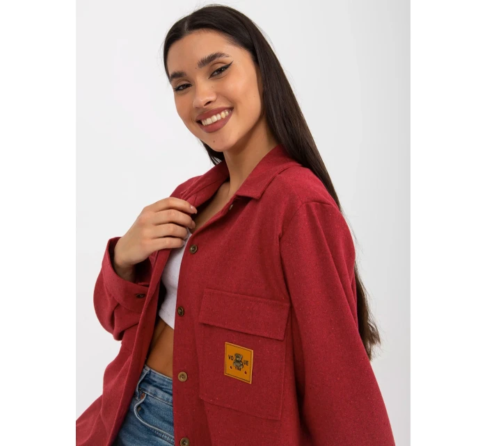 Dámská košile LK KS 509164.11 tmavě růžová - FPrice