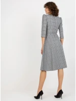 Sukienka LK SK model 21110905 biało czarny - FPrice