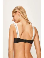 Vrchní díl plavek KW0KW00548-BEH černobílá - Calvin Klein