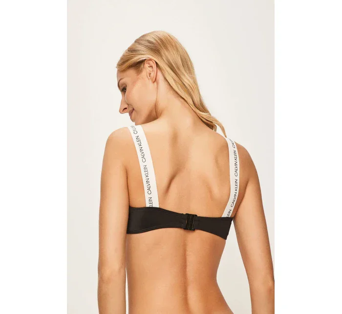 Vrchní díl plavek KW0KW00548-BEH černobílá - Calvin Klein