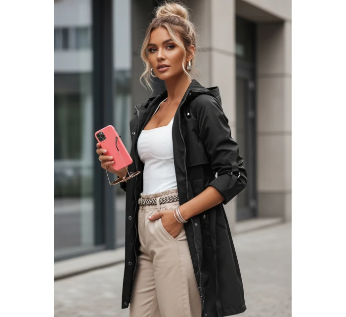 Kurtka przejściowa damska parka czarna model 22035893 - FashionStreet