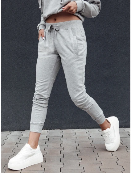 Dámské tepláky RELAX světle šedé Dstreet model 21978557 - FashionStreet