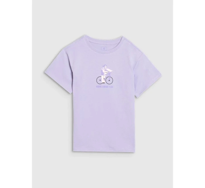 Dívčí tričko s potiskem 4F4FJRSS25TTSHF2645-52S Dívčí tričko s potiskem 4F4FJRSS25TTSHF2645-52S