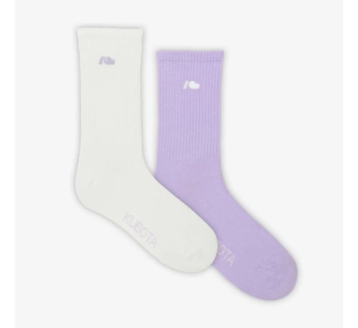 Kubota 2 balení fialových ponožek K25SS-300-001-10-2 Kubota 2 balení fialových ponožek K25SS-300-001-10-2