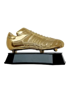 Odlévaná figurka - fotbal - zlatá kopačka RP2002