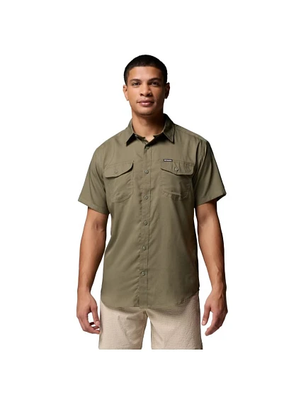 Košile Columbia Utilizer II Solid s krátkým rukávem 1577762397, zelená, velikost L Košile Columbia Utilizer II Solid s krátkým rukávem 1577762397, zelená, velikost L