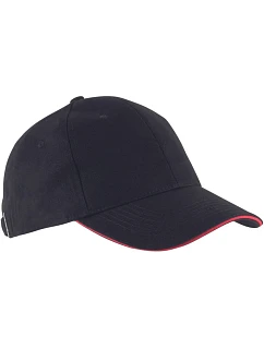 KP 011 6 Panelová sandwich kšiltovka  black/red model 22460973 - K-up