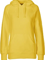 Neutral O 83101 Dámská mikina s kapucí z bio bavlny 77.8311 yellow