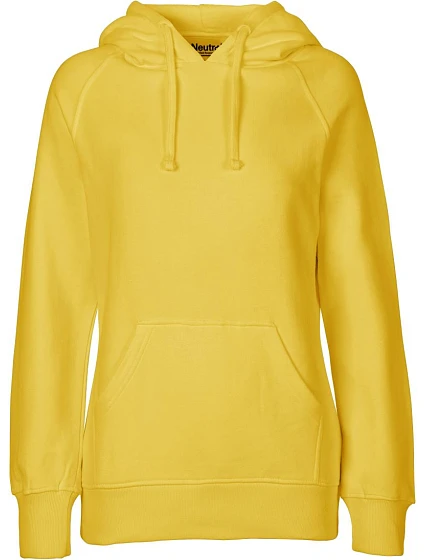 Neutral O 83101 Dámská mikina s kapucí z bio bavlny 77.8311 yellow Neutral O 83101 Dámská mikina s kapucí z bio bavlny 77.8311 yellow