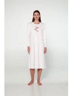 Noční košile s dlouhými rukávy model 18938371 - Vamp